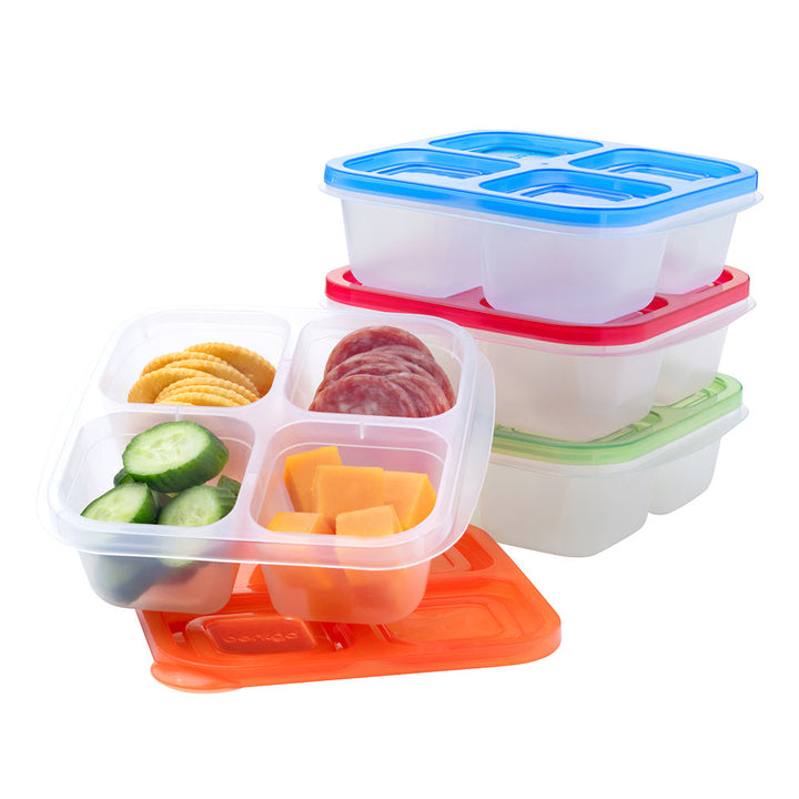 Bentgo Easyboxes 4-Compartment Snack Containers 8-Piece Set U9