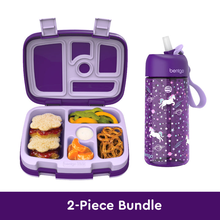 Bentgo Kids Prints Lunch Box & Water Bottle N8