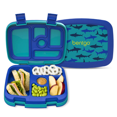 Bentgo Kids Prints Lunch Box (2-Pack) - Sharks
