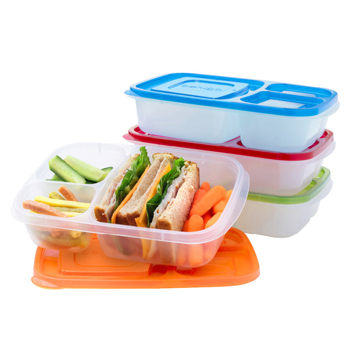 Bentgo Easyboxes 3-Compartment Food Containers 8-Piece Set E9