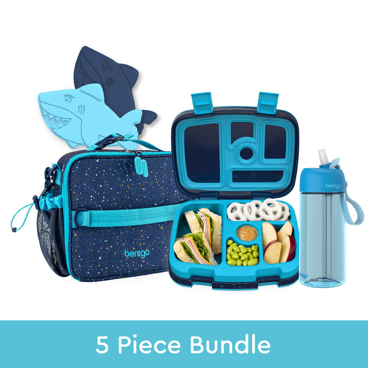 Bentgo Kids Prints Lunch 5-Piece Set with Ice Packs Y6