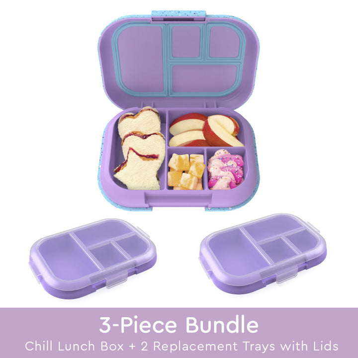 Bentgo Chill Kids Lunch Box & 2 Extra Trays with Lids A0