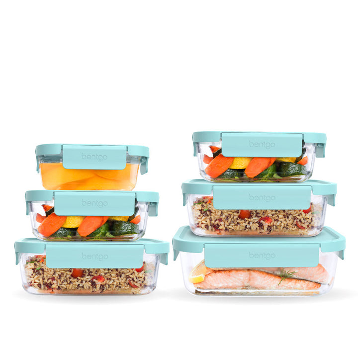 Bentgo Glass Leak-Proof Food Storage Set (12-Piece) Q5