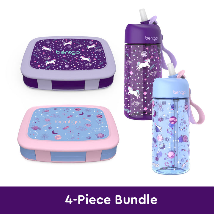 Bentgo Kids Prints Lunch Boxes & Water Bottles G2